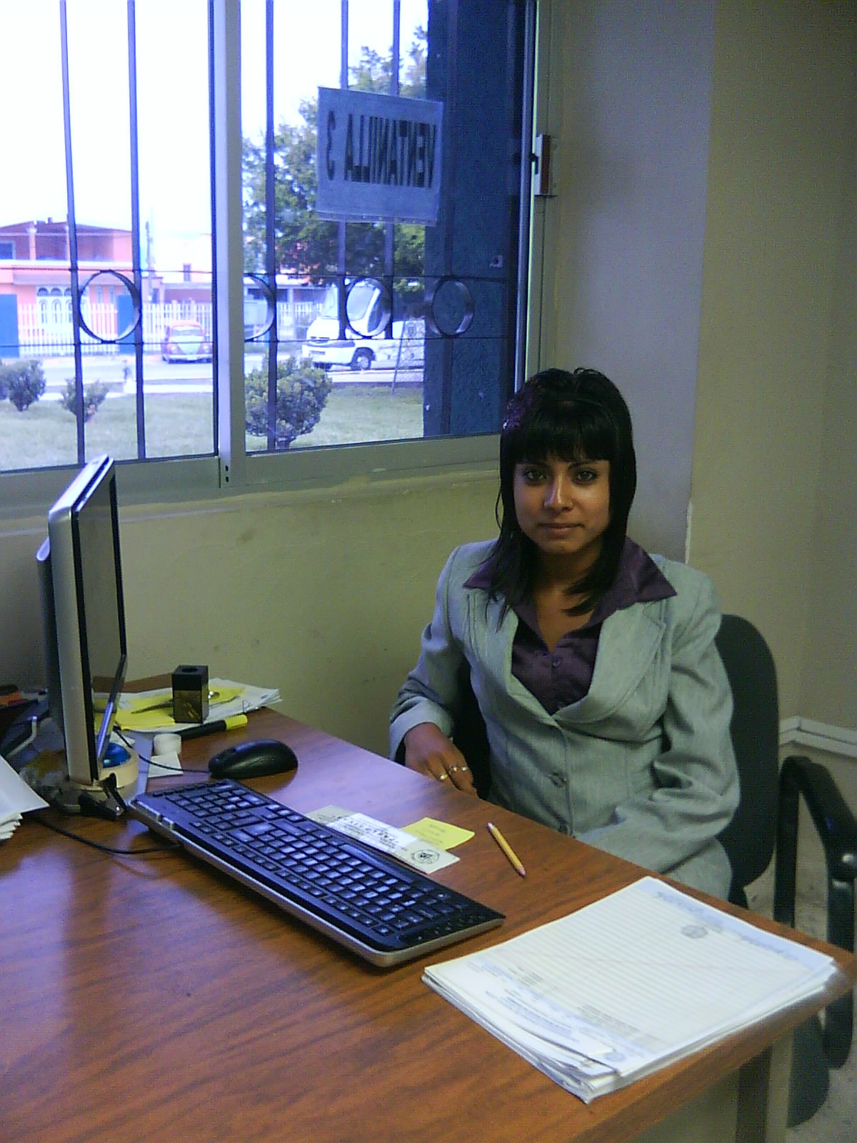 Tania Torres, becada desde 2002 en su actual trabajo como profesionista